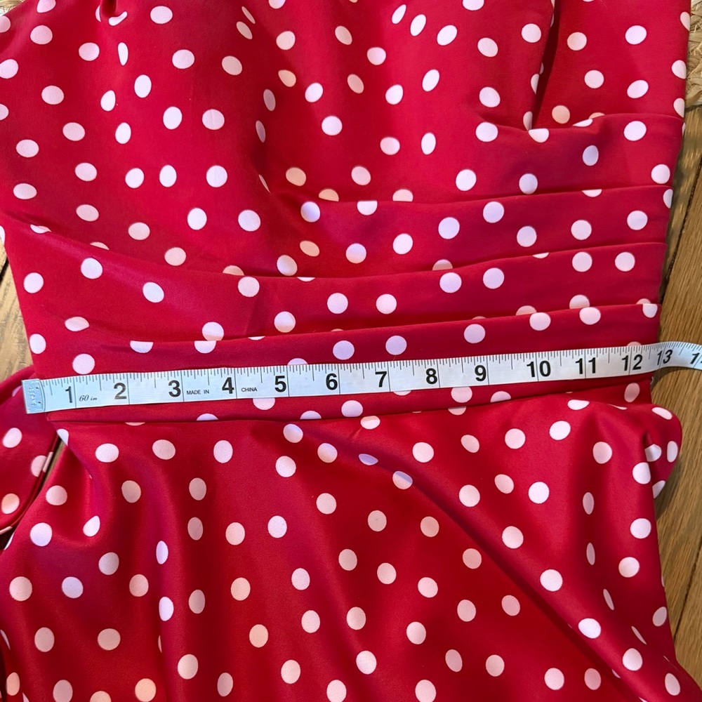 Fabulous Red Polka Dot Fit and Flare Dress! - Picture 12 of 16